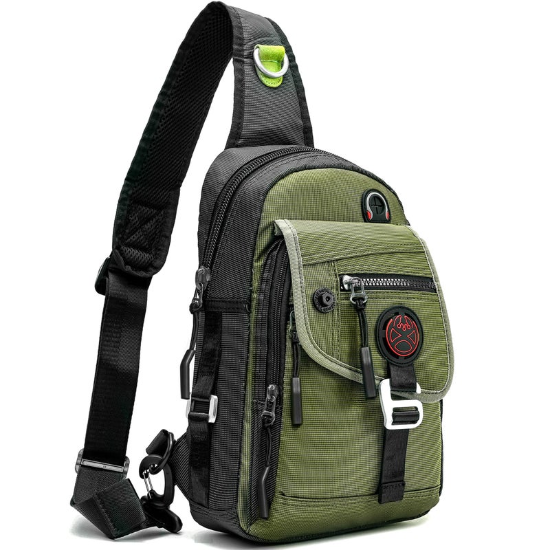 NICGID Sling Bag Chest Shoulder Backpack Crossbody Bags for Tablet Laptop Outdoor Hiking Men Women - Image 1